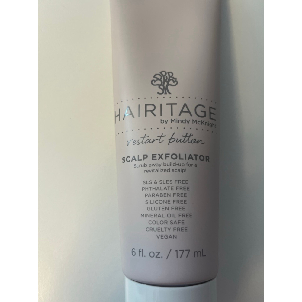 Women's Hairitage Restart Button Scalp Exfoliator 6 fl oz Beige White - Picture 2 of 7